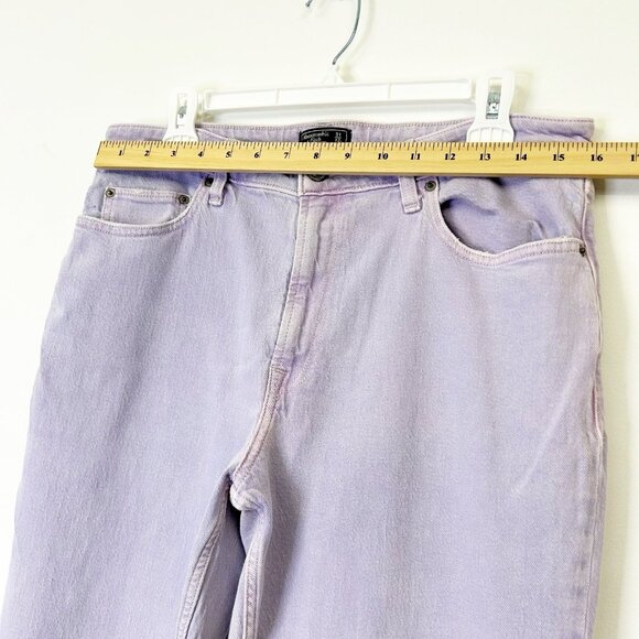 Abercrombie Simone High Rise Slim Ankle Jeans Womens Size 31 Purple - Picture 4 of 9